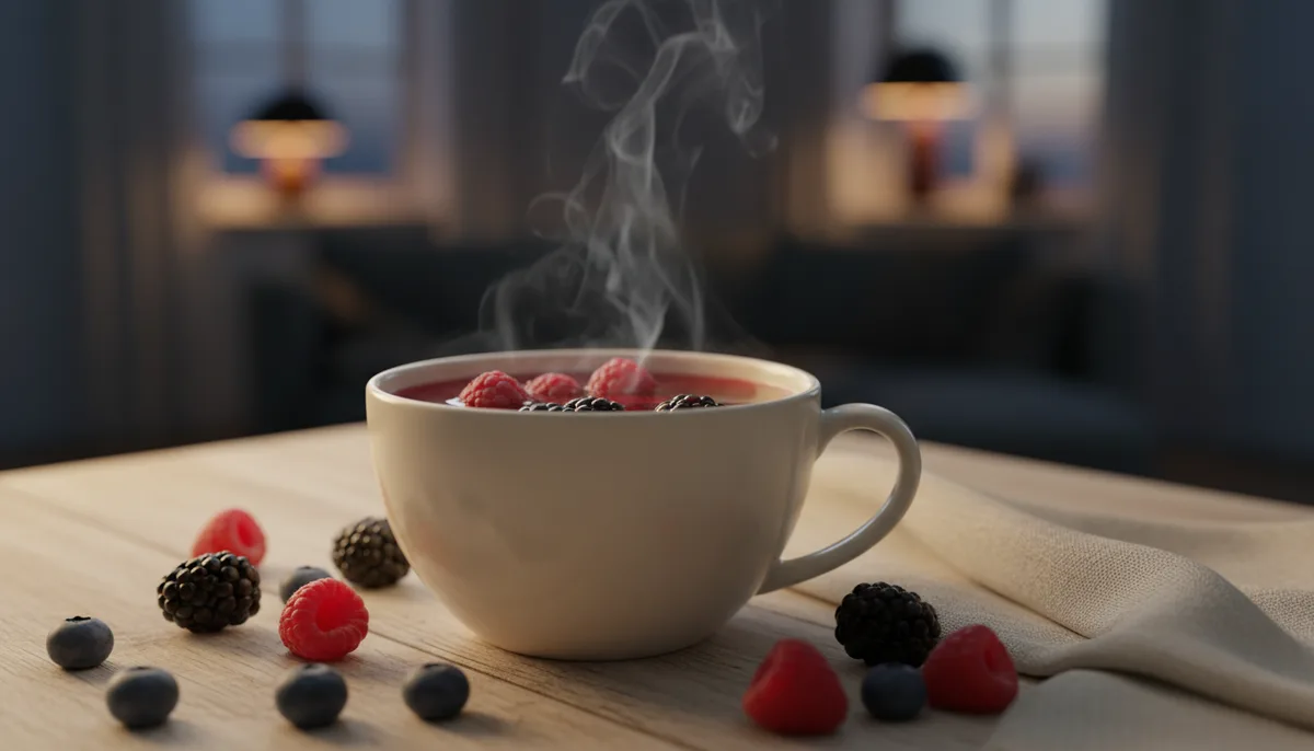 Infusion aux fruits rouges le soir : bienfaits et préparation