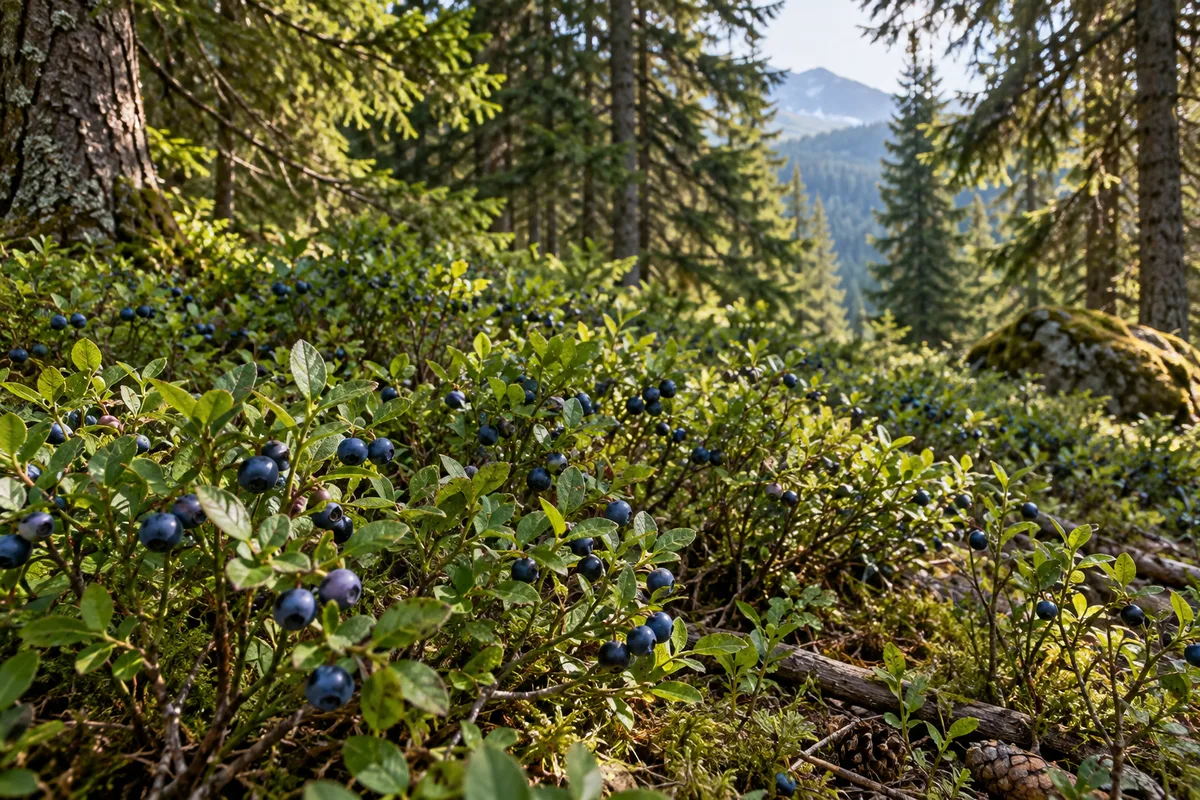 Saison de la myrtille : le calendrier par massif